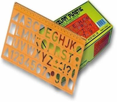 Yıldızlar Harf Şablonu 22 Cm No:028Yıldızlar Harf Şablonu 22 Cm No:028 - Kirtasiyem.netŞablonlar