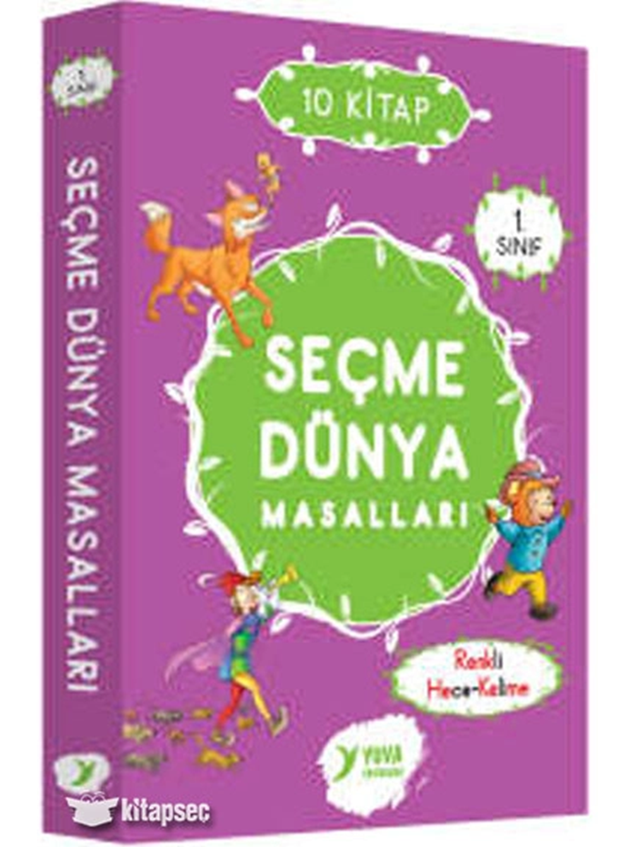 Yuva 1. Sınıf Seçme Dünya Masalları Serisi (Renkli Heceli- Düz Yazılı 10 Kitap Takım)Yuva 1. Sınıf Seçme Dünya Masalları Serisi (Renkli Heceli- Düz Yazılı 10 Kitap Takım) - Kirtasiyem.netHikaye Kitabı Setleri