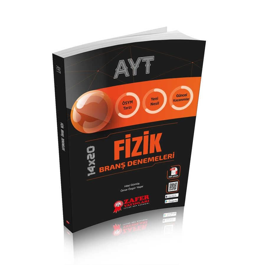 Zafer Ayt Fizik Branş Denemeleri 14x20Zafer Ayt Fizik Branş Denemeleri 14x20 - Kirtasiyem.netAYT