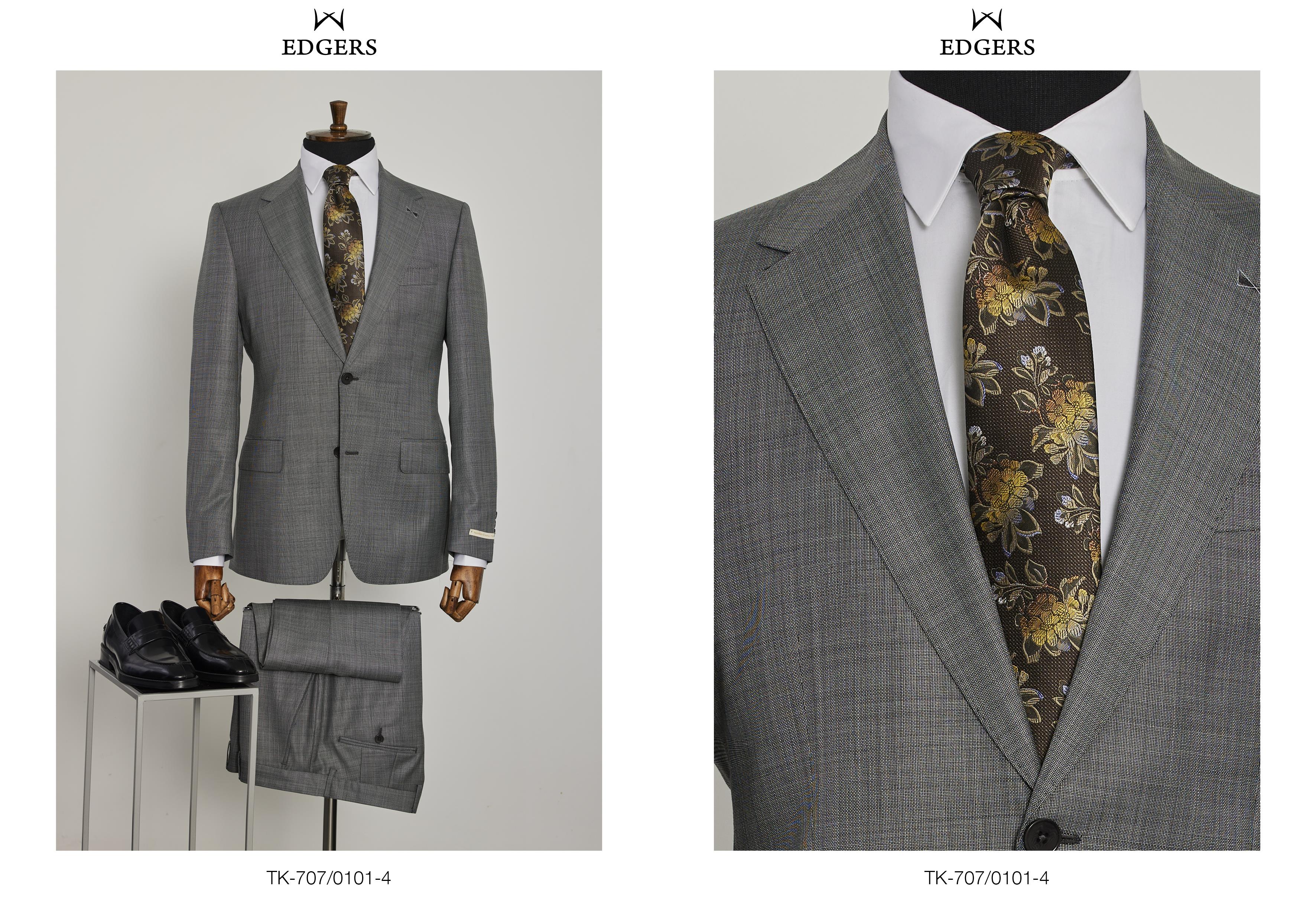Edgers  Anthracite Slim Fit Takım Elbise TK 707-0101