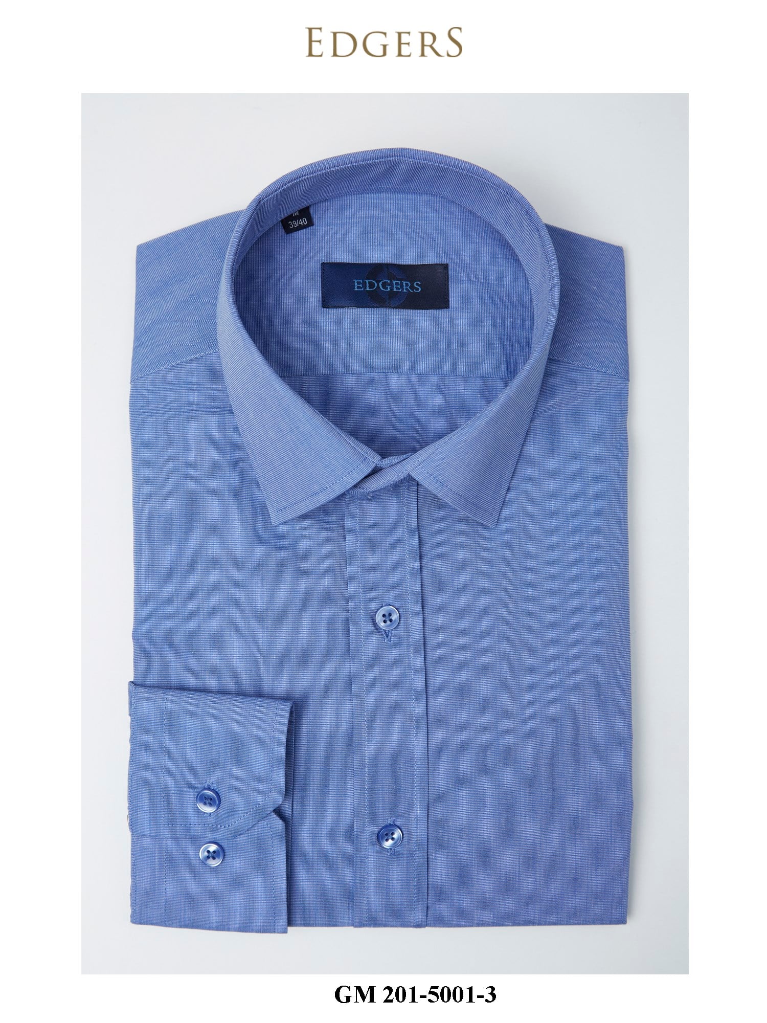 Edgers  Blue Slim Fit Gömlek GM 201-5001