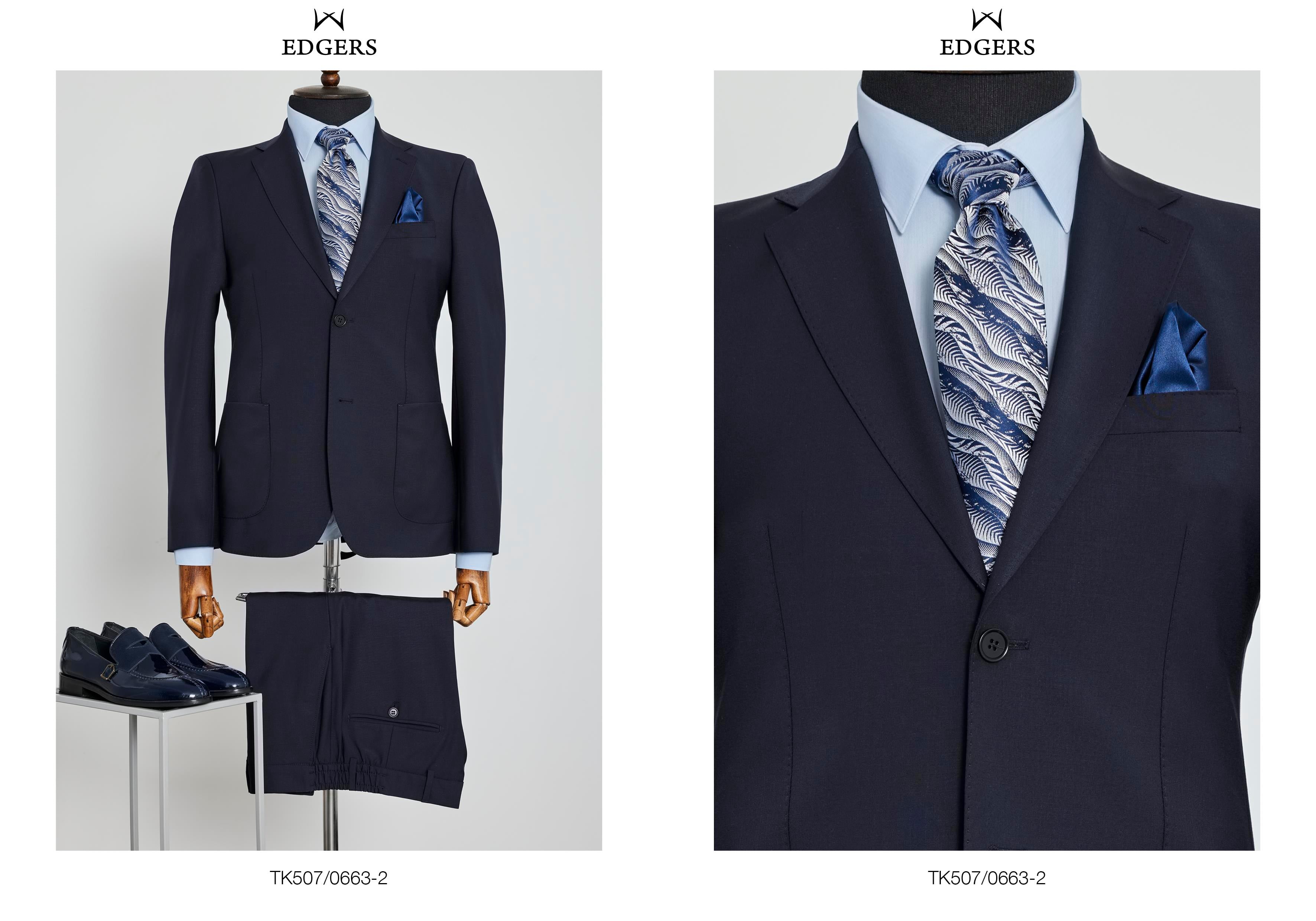 Edgers   Slim Fit Yün Takım Elbise TK 507/0605