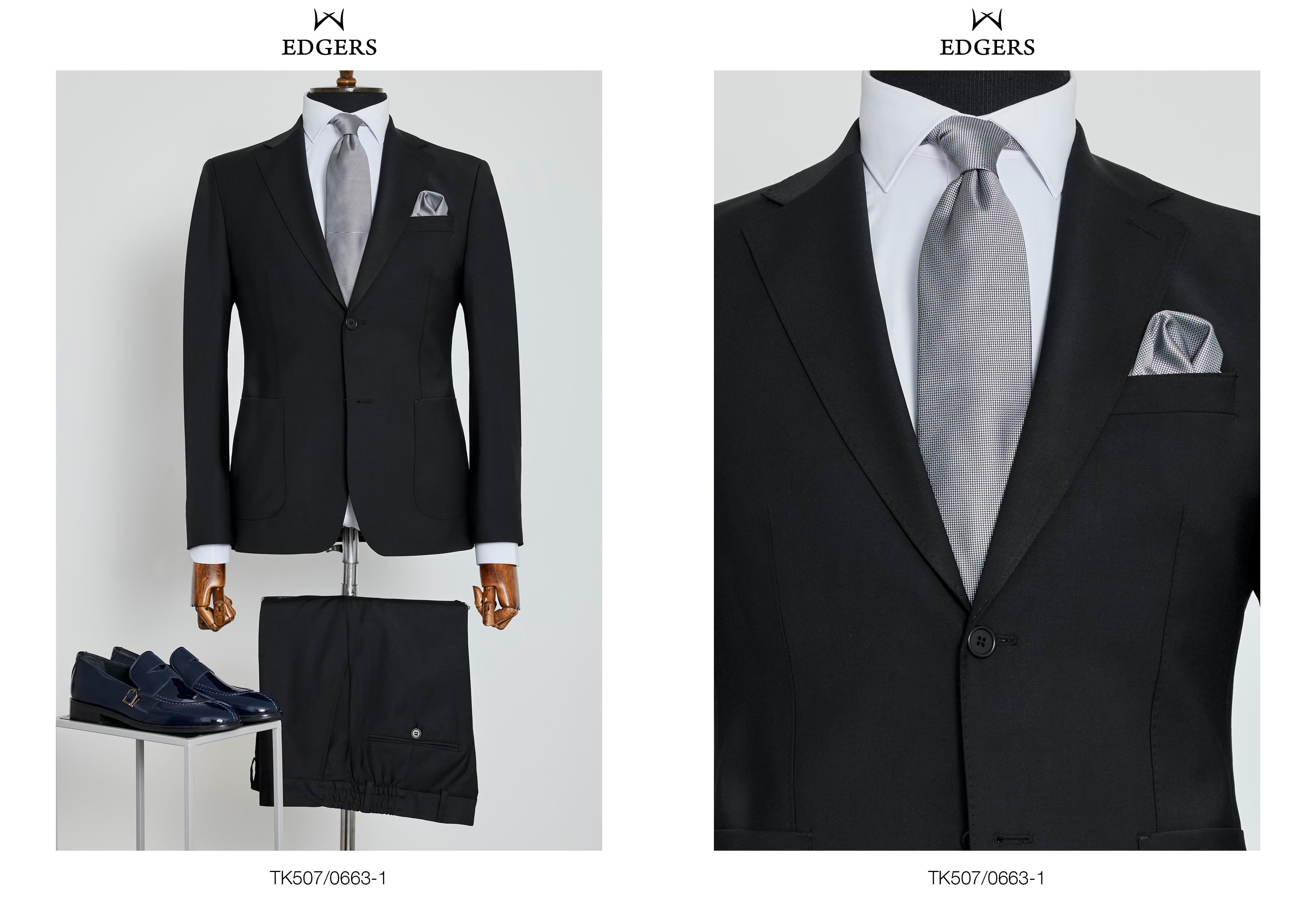 Edgers   Slim Fit Yün Takım Elbise TK 507/0605