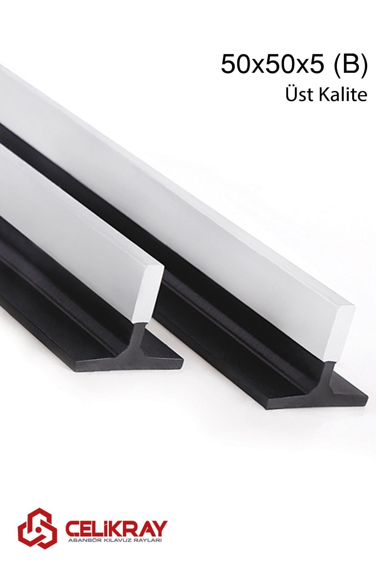 Çelik RayT50x50x5 (B) Asansör Rayı (Üst Kalite) - Çelik Ray Asansör DepomT50x50x5 (B) Asansör Rayı (Üst Kalite) - Çelik Ray