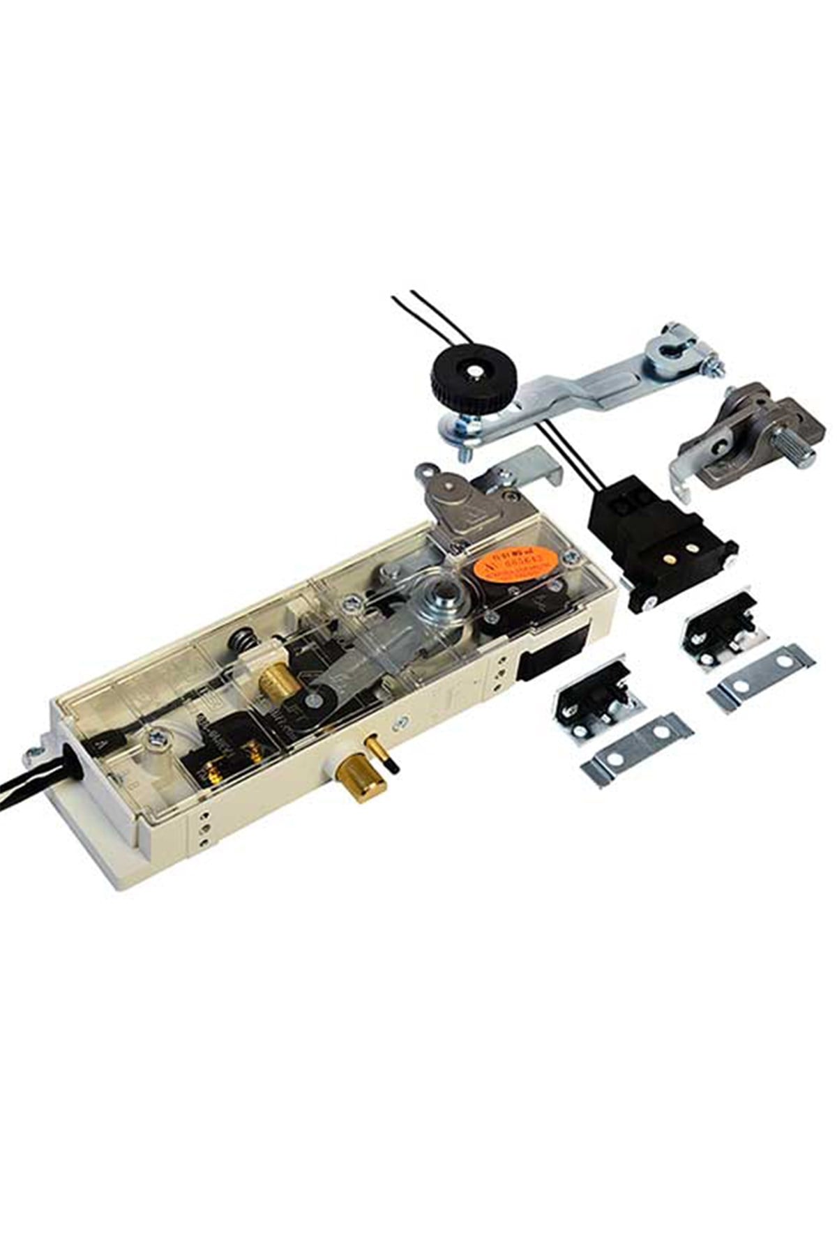 CL-01 MD Çift Emniyetli Çift Dilli Çift Kanatlı Asansör Kat Kapı Kilidi