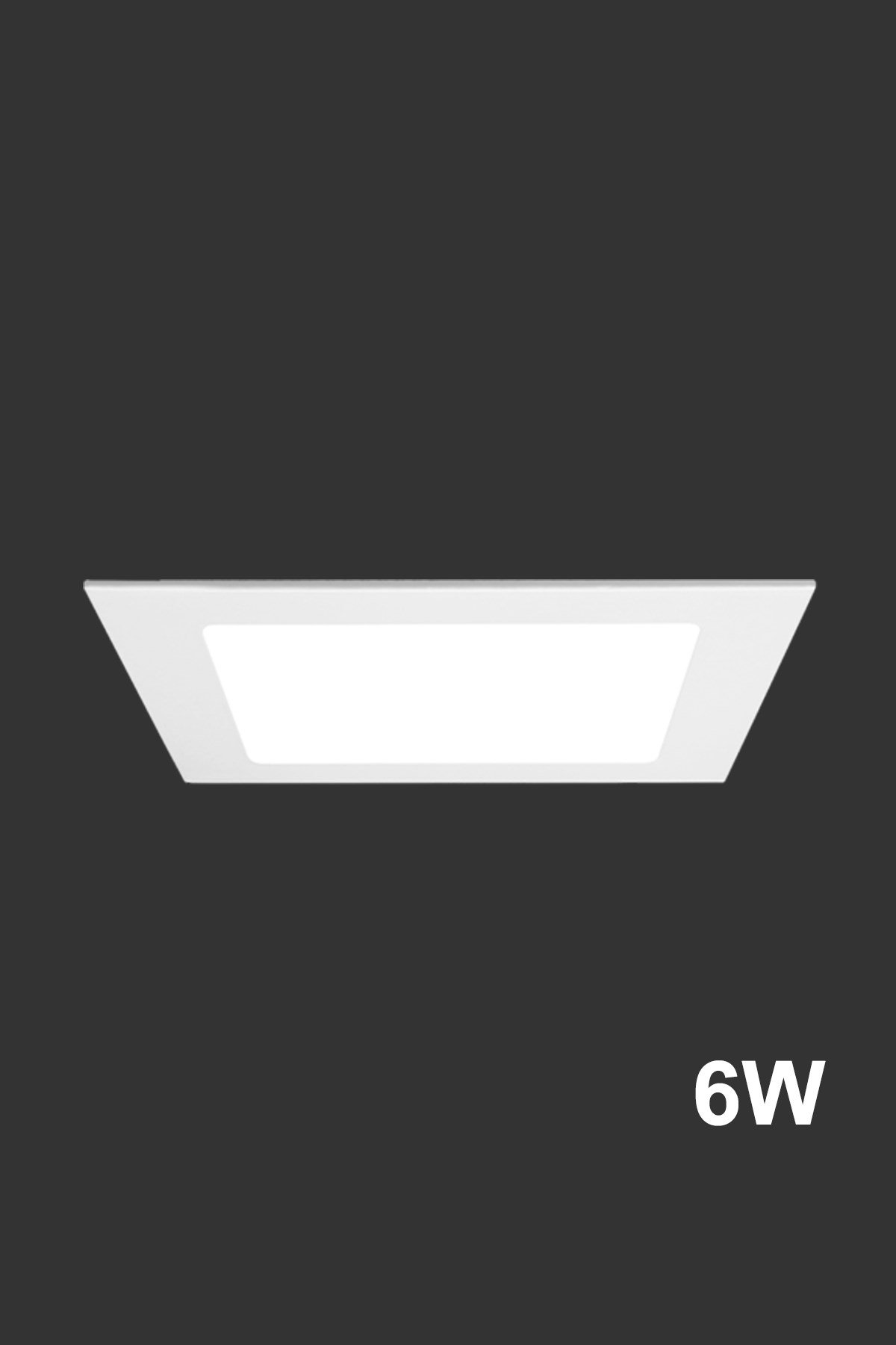 LamptimeSıva Altı Slim LED Downlight 6W Kare