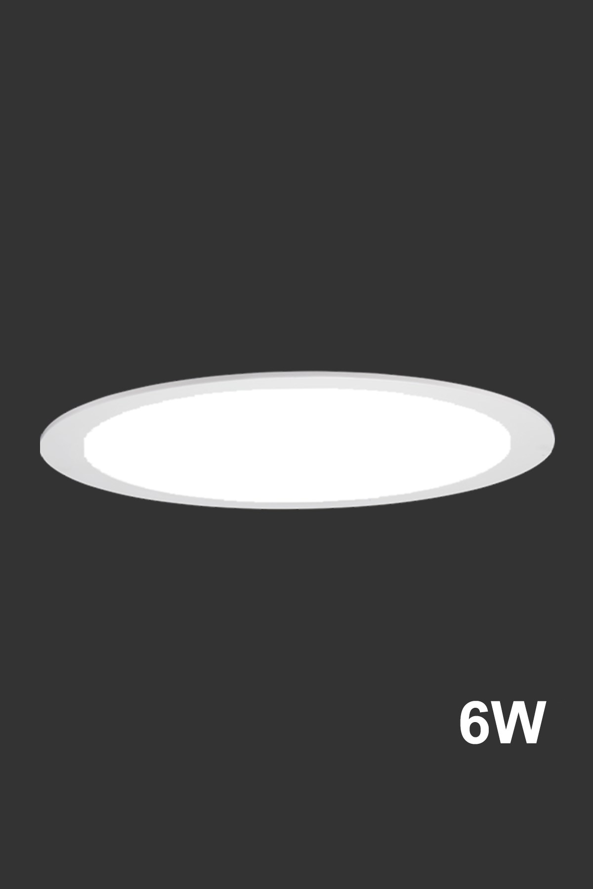 LamptimeSıva Altı Slim LED Downlight 6W Yuvarlak