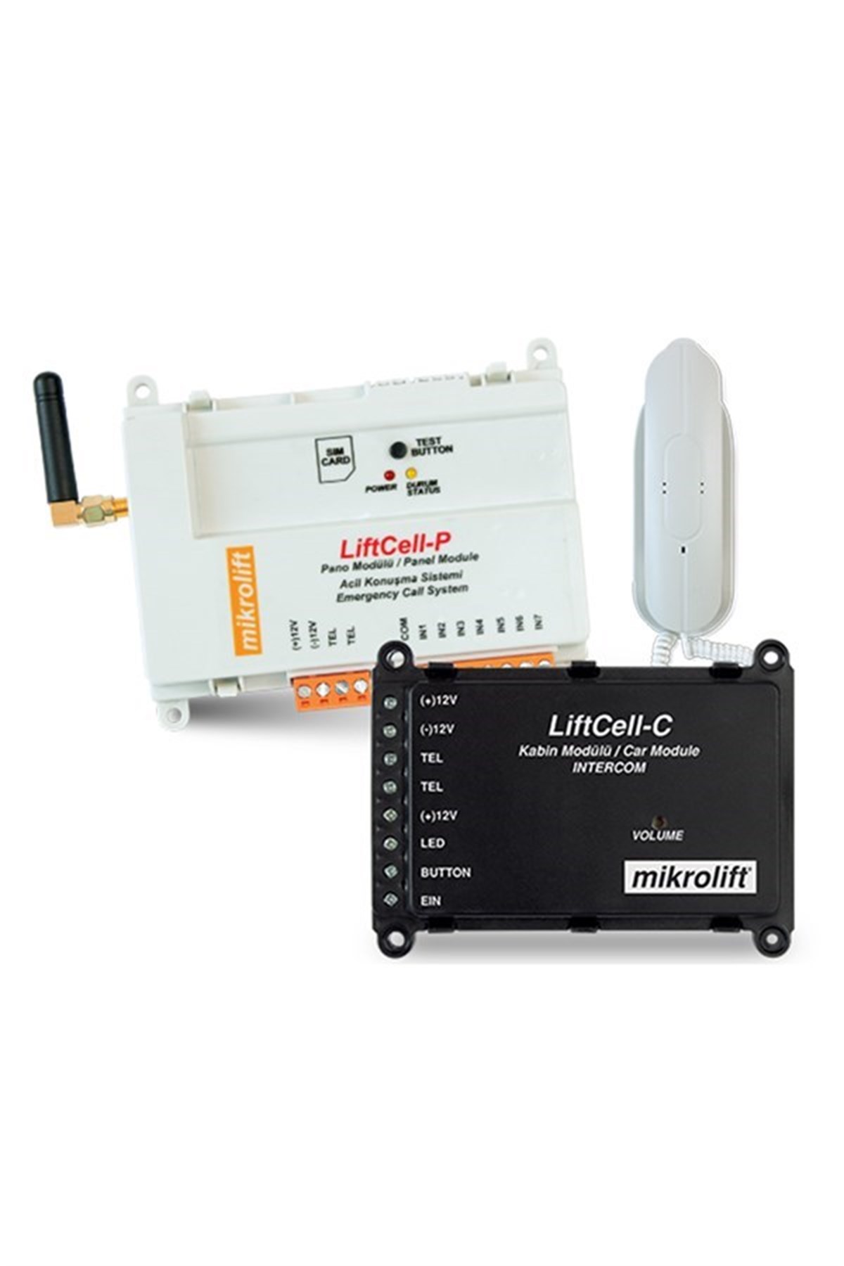 Liftcell Acil Durum Konuşma Ahizesi (Mikrolift)