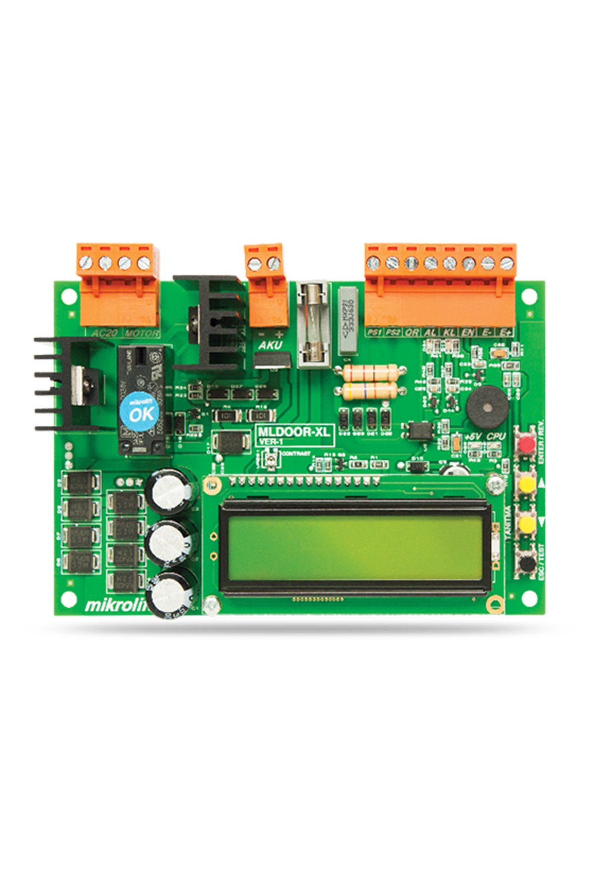 MikroliftMLDOOR-XL İç Kapı Kontrol Kartı - LCD'li (Mikrolift)MLDOOR-XL İç Kapı Kontrol Kartı - LCD'li (Mikrolift)