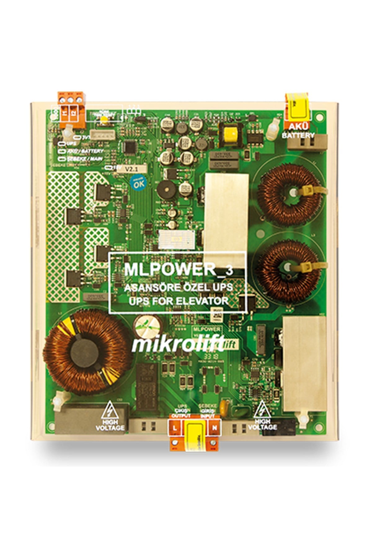 MikroliftMLPOWER 60VDC-3A Asansörlere Özel UPS (Mikrolift)MLPOWER 60VDC-3A Asansörlere Özel UPS (Mikrolift)