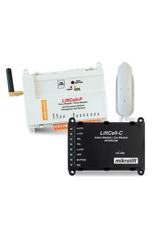 Liftcell Acil Durum Konuşma Kabin Modülü (Mikrolift)