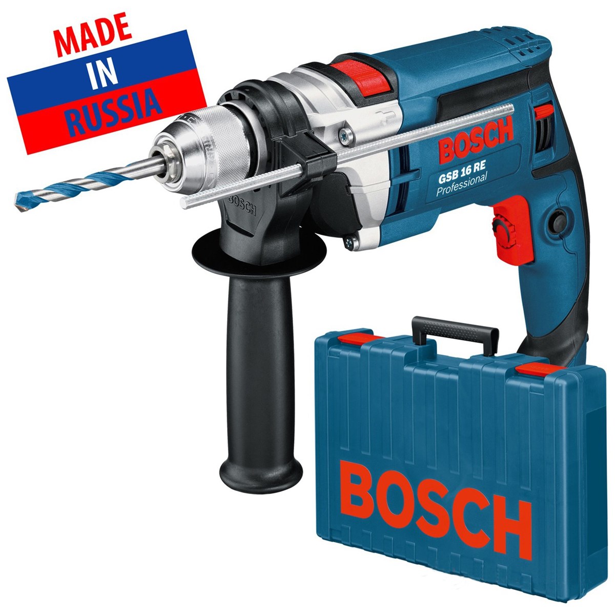 BOSCHBosch GSB 16 RE 750 Watt Profesyonel Darbeli Matkap