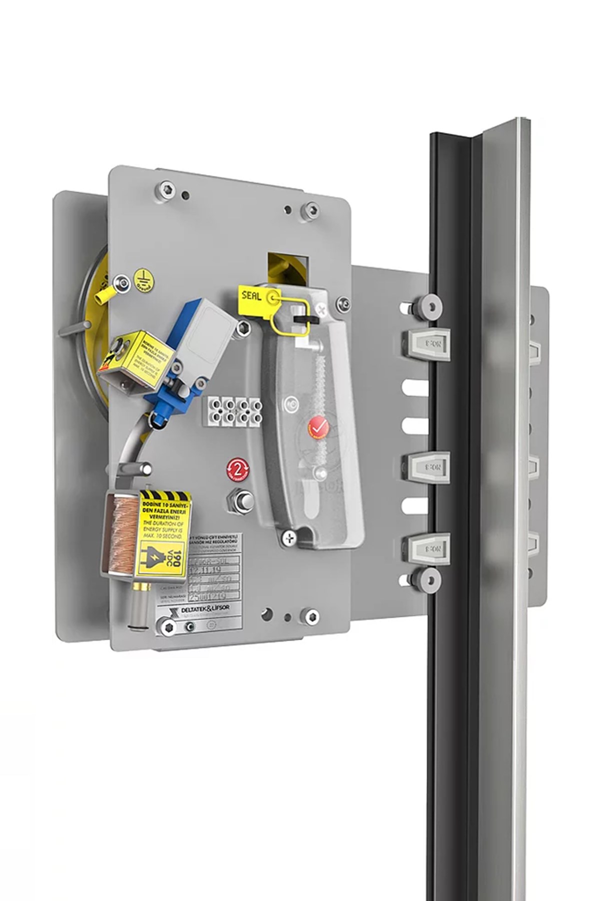 LF06R Raya Bağlanabilir MRL Tip Aşırı Hız Regülatörü (Deltatek)