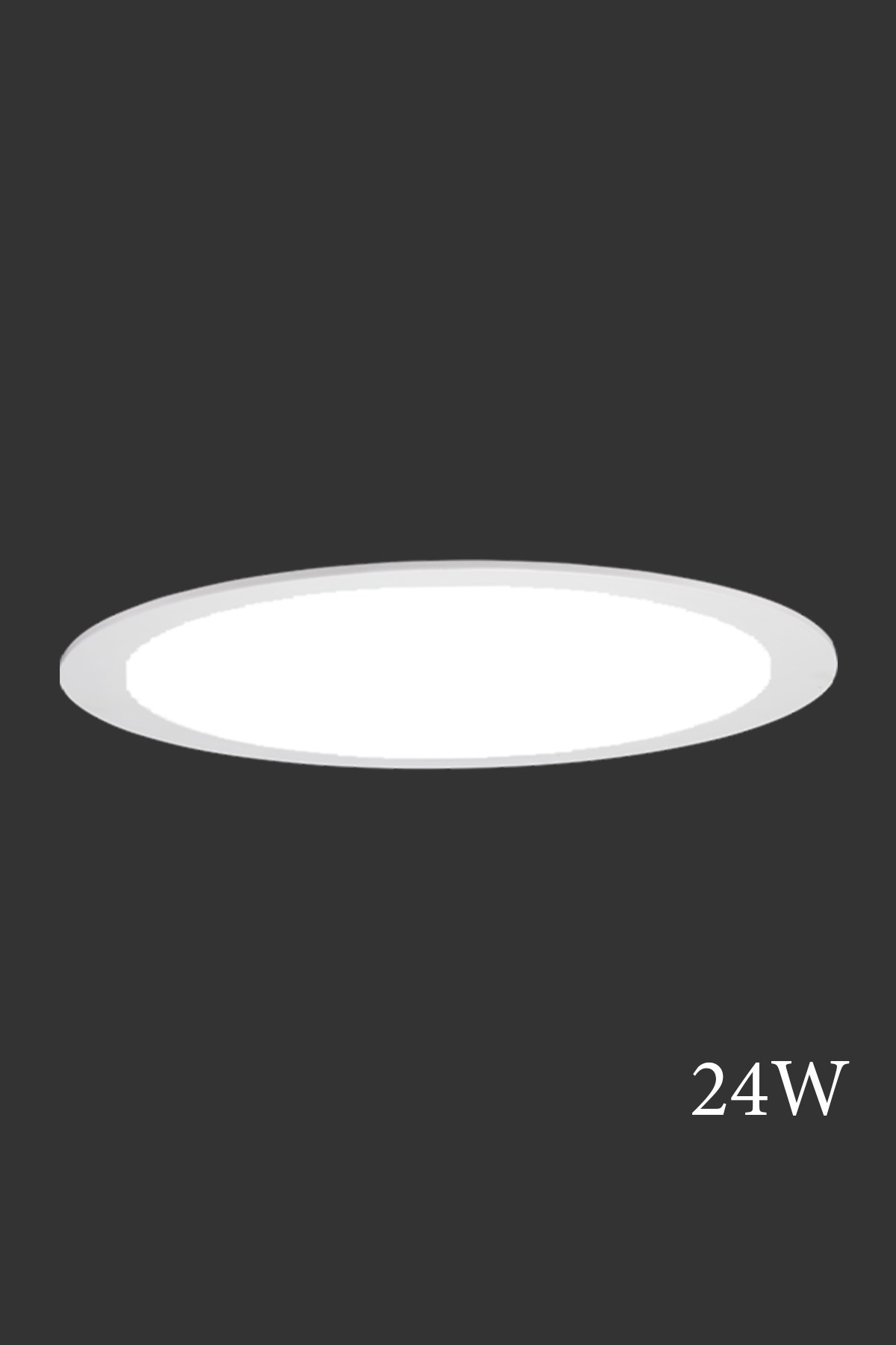 Sıva Altı Slim LED Downlight 24W Yuvarlak
