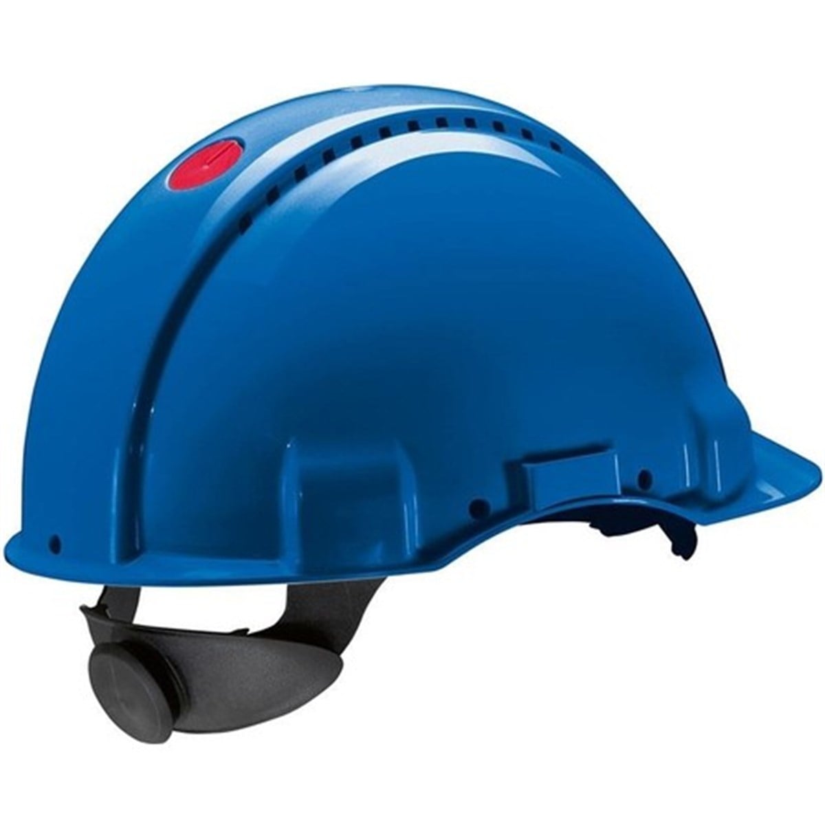 Markasız3m G3000 Mavi Baret, Mandallı, Havalandırmalı, Plastik Ter Bantlı, Mavi, G3000NUV-BB Vidalı Uv'li