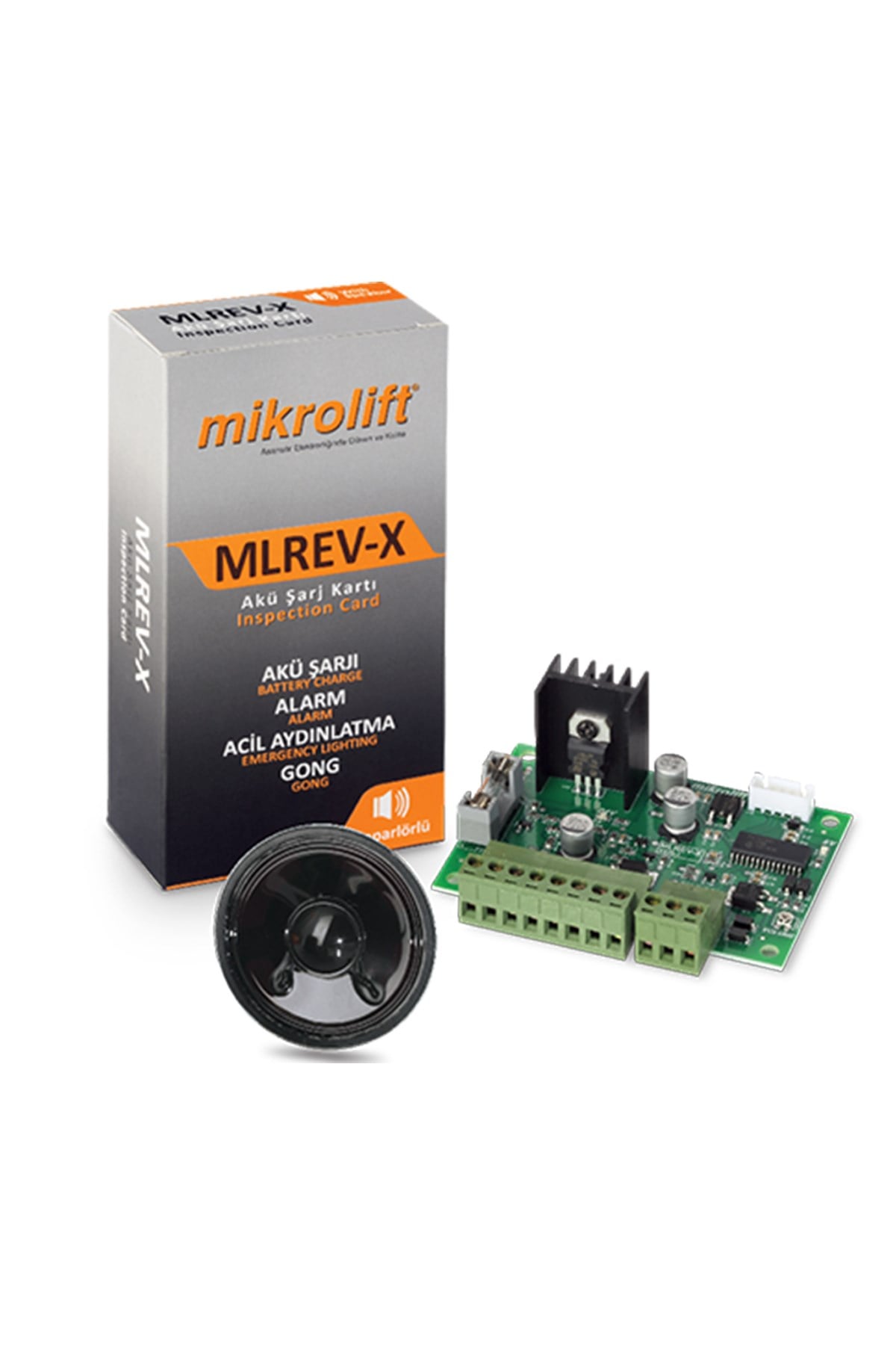 MLREV-X Akü Şarj Kartı (Mikrolift)