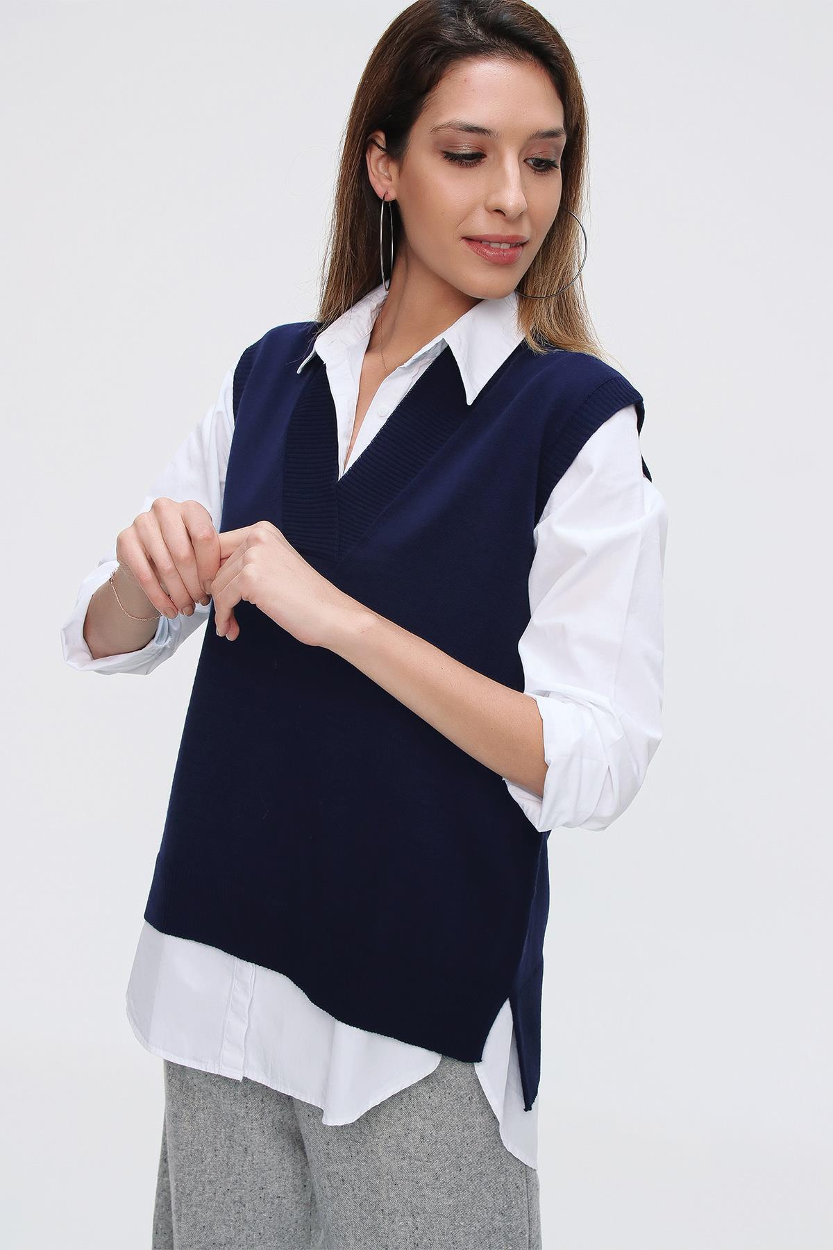 Chuba Kadın Triko Süveter 21W124