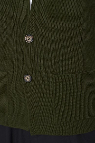 CHUBA Erkek Regular Fit Selanik Triko Hırka Haki 23W208
