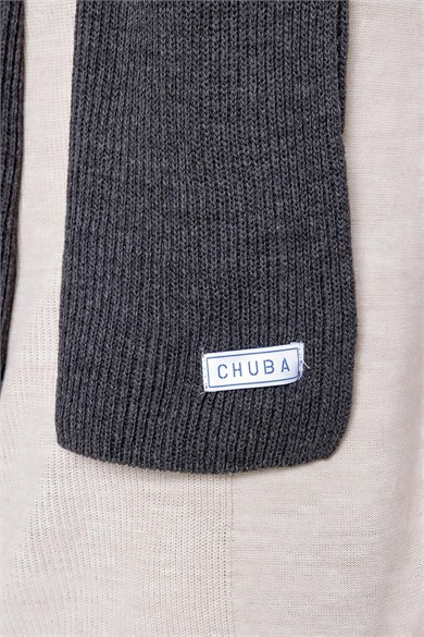 Chuba Erkek Selanik Örgü Triko Atkı Bere Takımı Antrasit 22W850