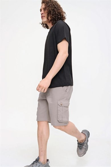 Chuba Erkek Siyah Bisiklet Yaka Regular Fit Basic Pamuklu T-Shirt 21S101