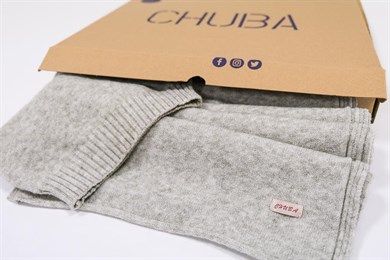 Chuba Kadın Melanj Yumuşak Tuşe Atkı Bere Takımı Gri 23W505