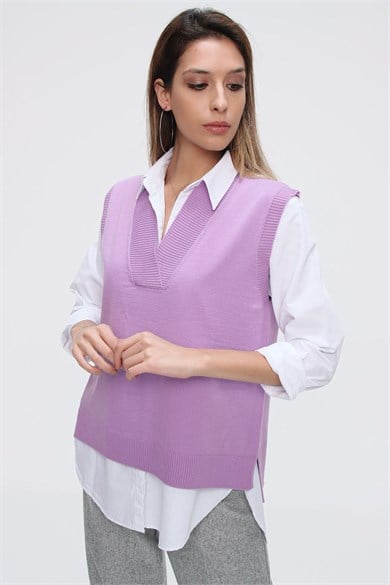 Chuba Kadın Triko Süveter 21W124