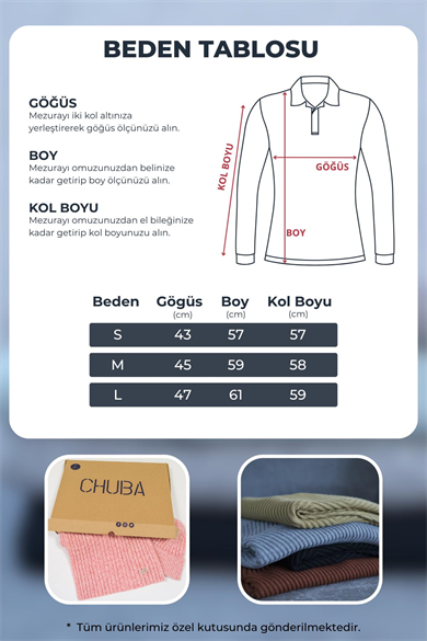 Chuba Kadın Yumuşak Dokulu Gold Düğmeli Polo Yaka Triko Kazak Lacivert 25W3012