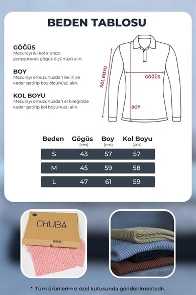 Chuba Kadın Yumuşak Dokulu Gold Düğmeli Polo Yaka Triko Kazak Kahve 25W3012