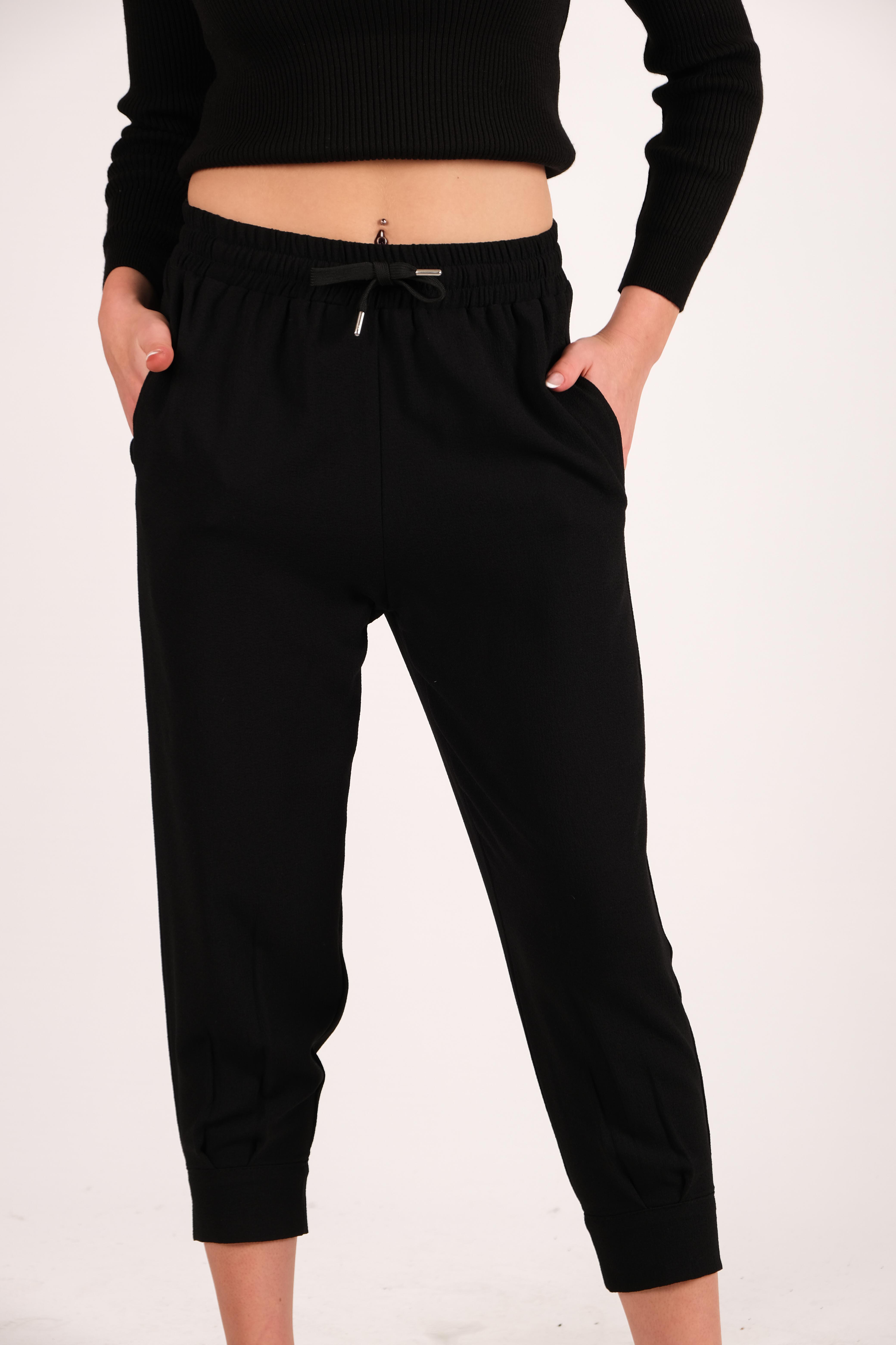 CHUBA Kadın Bol Kesim Jogger Pantolon Siyah 23W401