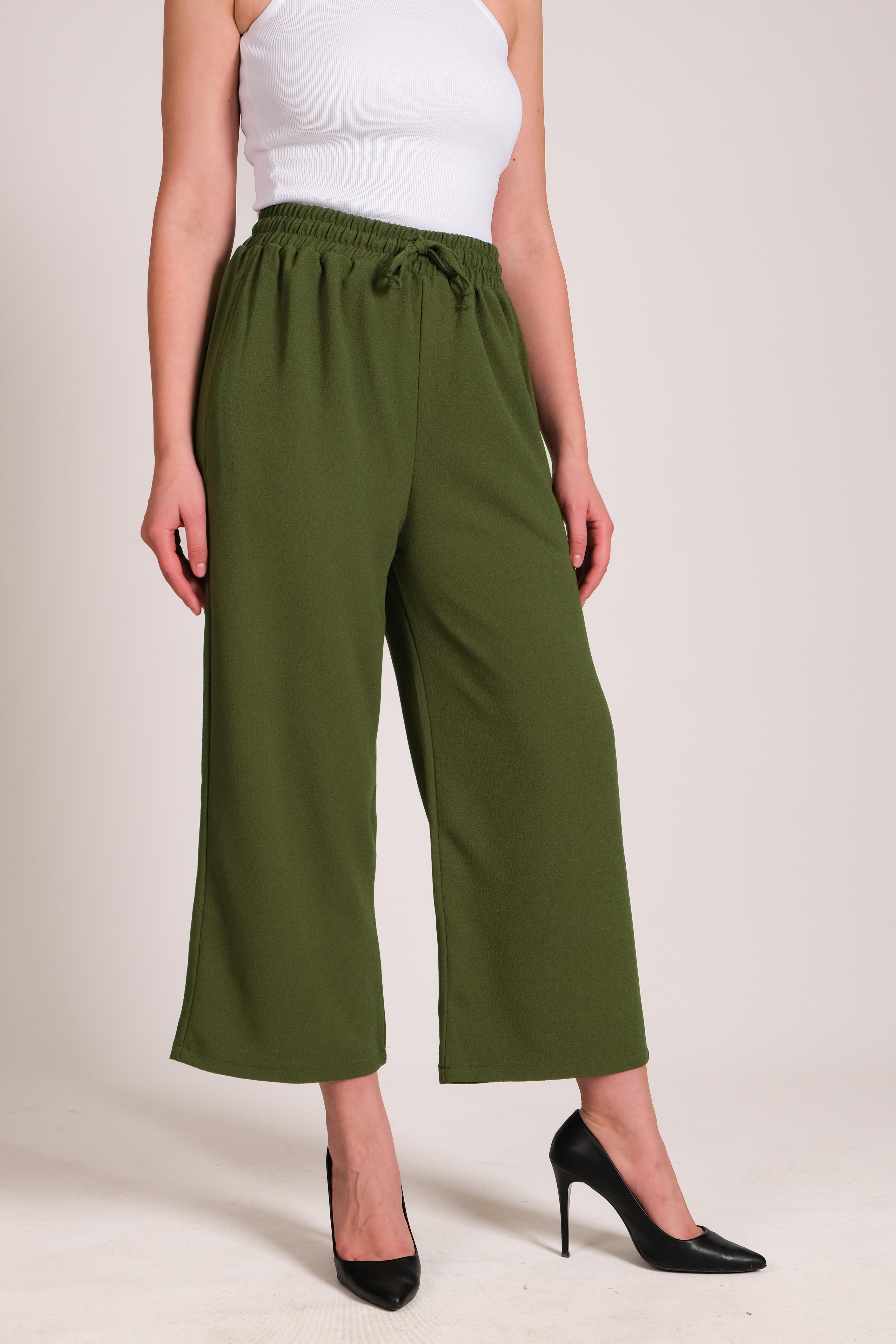 CHUBA Kadın Bol Kesim Şalvar Pantolon Haki 23W402