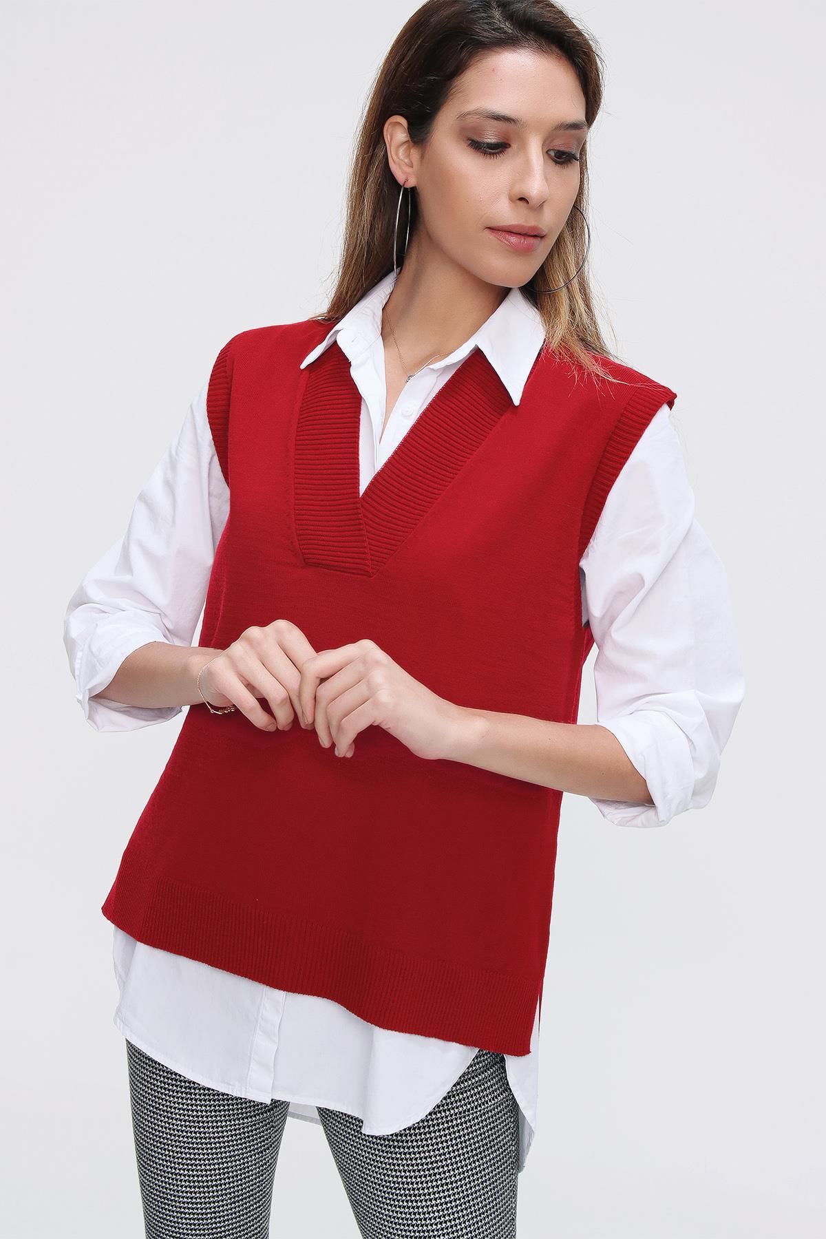 Chuba Kadın Triko Süveter 21W124