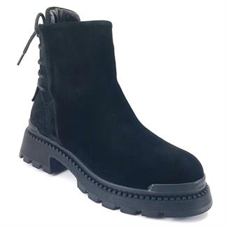 Albini 10003 23KB Kadın Günlük Bot Siyah Süet