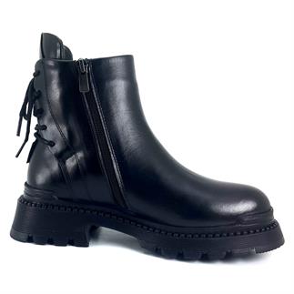 Альбини 10003 23KB женские повседневные ботинки черного цвета