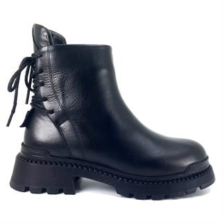 Альбини 10003 23KB женские повседневные ботинки черного цвета