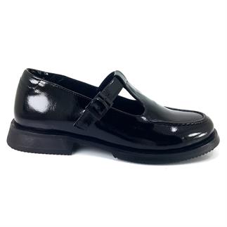 Albini 10729 24YA Kadın Günlük Ayakkabı Siyah Rugan