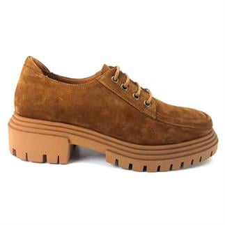 Albini 10955 23KA Kadın Günlük Ayakkabı Taba Süet