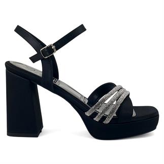 Beety 1018 1 25YA женские вечерние туфли из черного атласа