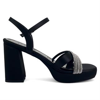 Beety 1018 1 25YA женские вечерние туфли из черного атласа