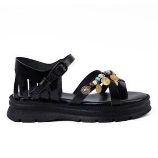 Beety 112 407 26YS Kadın Günlük Sandalet Siyah