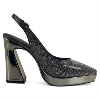 Beety 1280 25YA Kadın Abiye Ayakkabı Platin