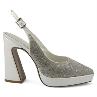 Beety 1280 25YA Kadın Abiye Ayakkabı Sedef