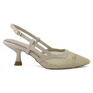 Beety 140 25YA Kadın Abiye Ayakkabı Bej