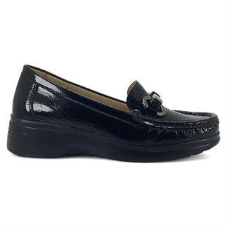 Beety 174 25YA Kadın Günlük Ayakkabı Siyah Rugan