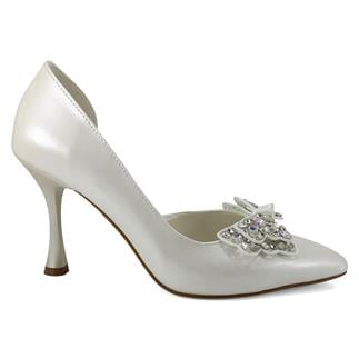 Beety 222 23 25KA Kadın Abiye Ayakkabı Sedef