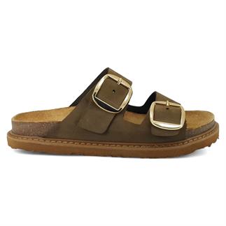 Beety 2395 25YT Kadın Günlük Terlik Kum Nubuk