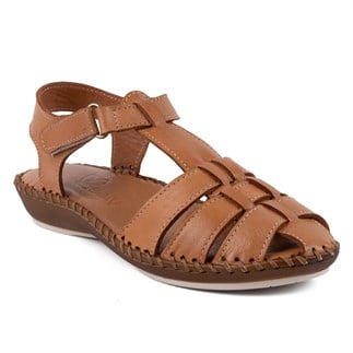 Beety 26018 26YS Kadın Günlük Sandalet Taba