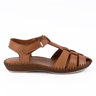 Beety 26018 26YS Kadın Günlük Sandalet Taba
