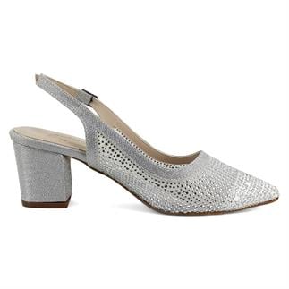 Beety 4030 25KA женские вечерние туфли серебряные