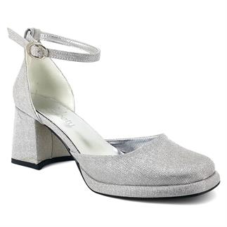 Beety 425 25YA Женские вечерние туфли серебряные