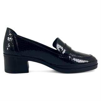 Beety 515 25YA Женская повседневная обувь из черной лакированной кожи